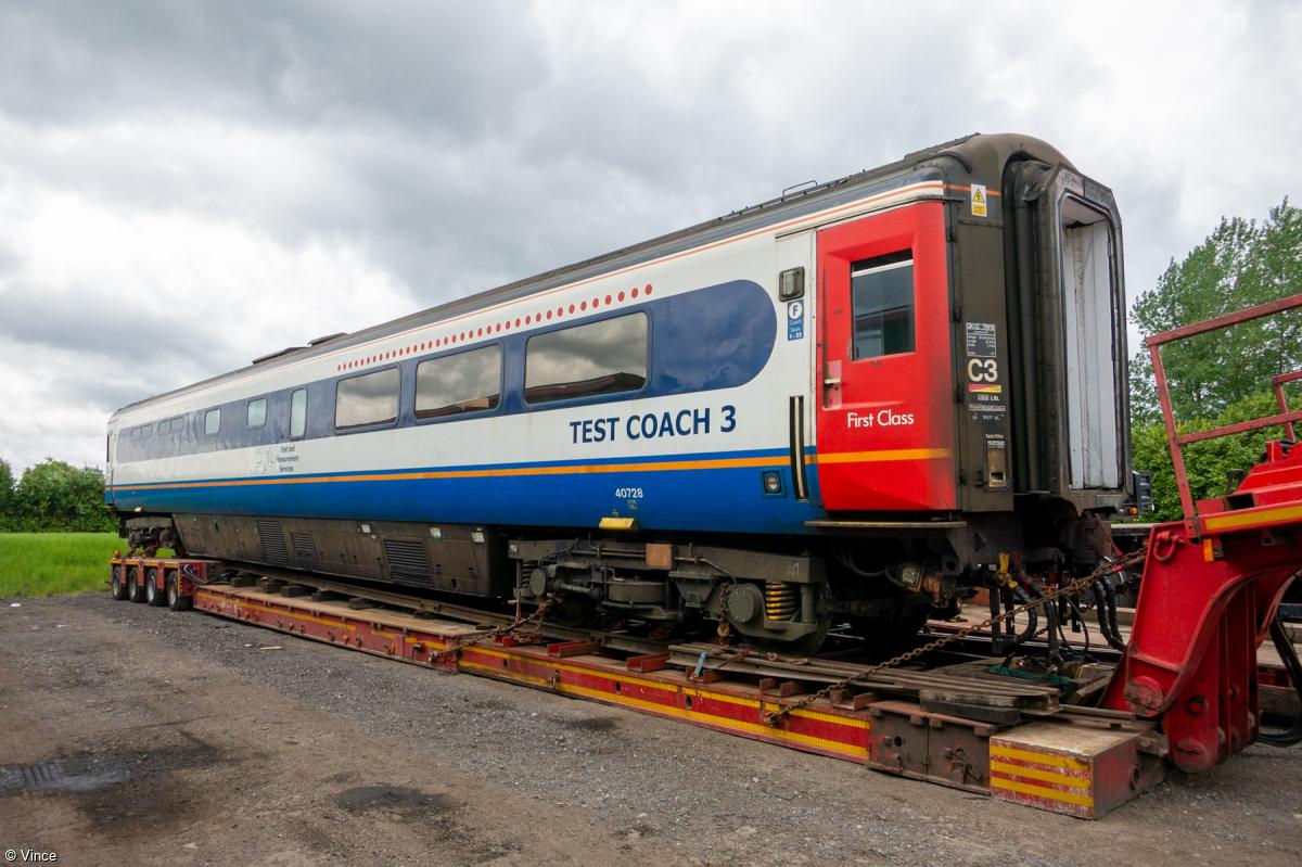 40728 - Test Coach 3 - DATS train « Test Trains, Departmental railway ...